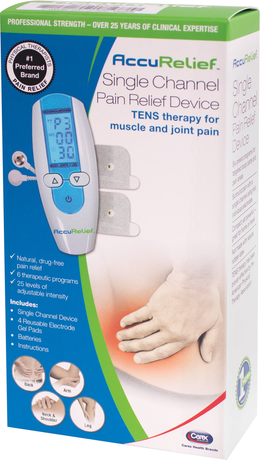 AccuRelief Single Channel TENS Unit