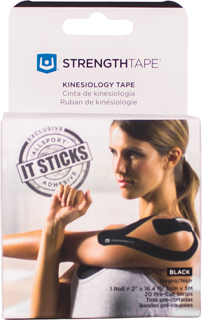 StrengthTape Kinesiology Tape, 5M Precut Roll