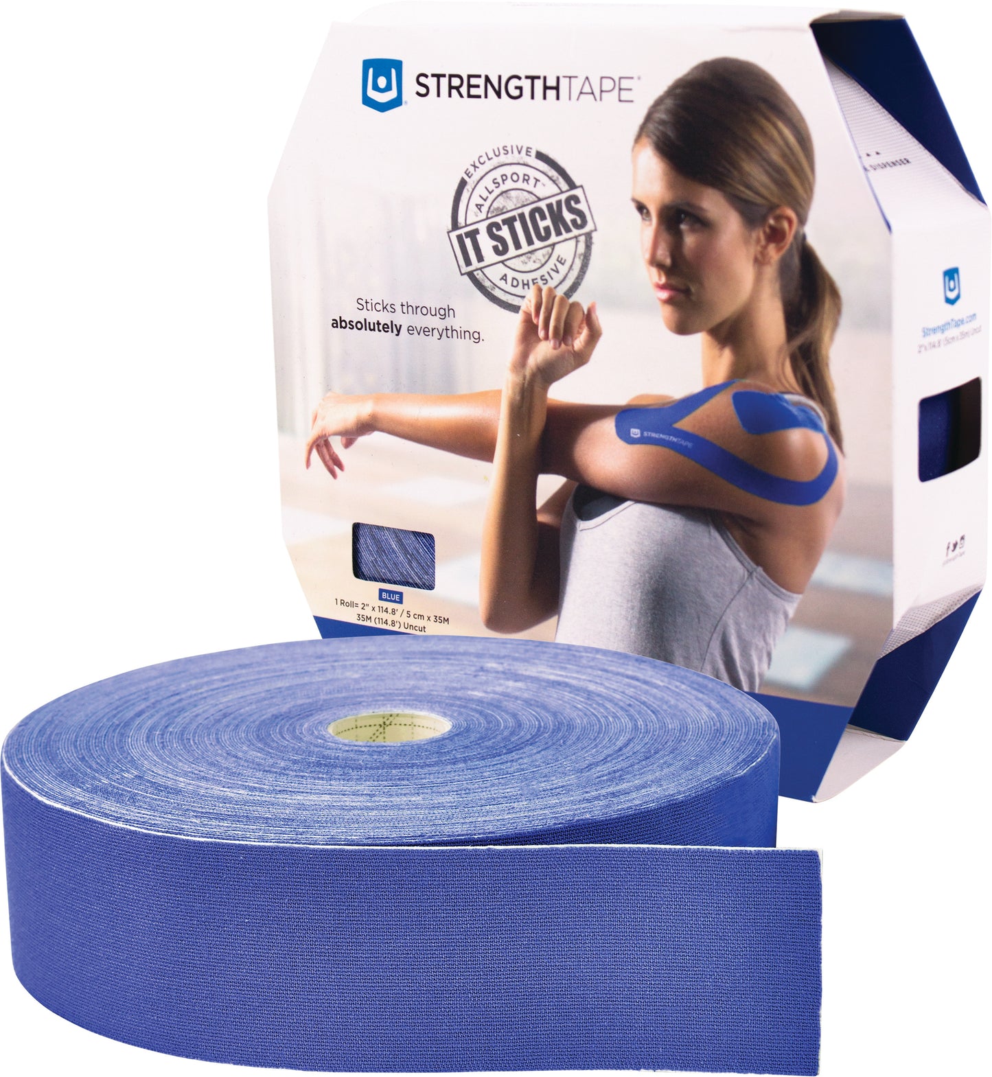 STRENGTHTAPE® Kinesiology Tape 35M, Uncut Roll