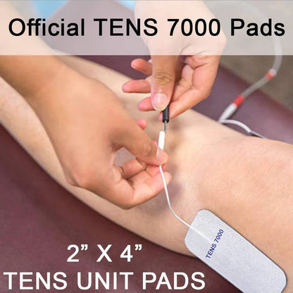 TENS 7000 Electrodes  16 Count, White Cloth