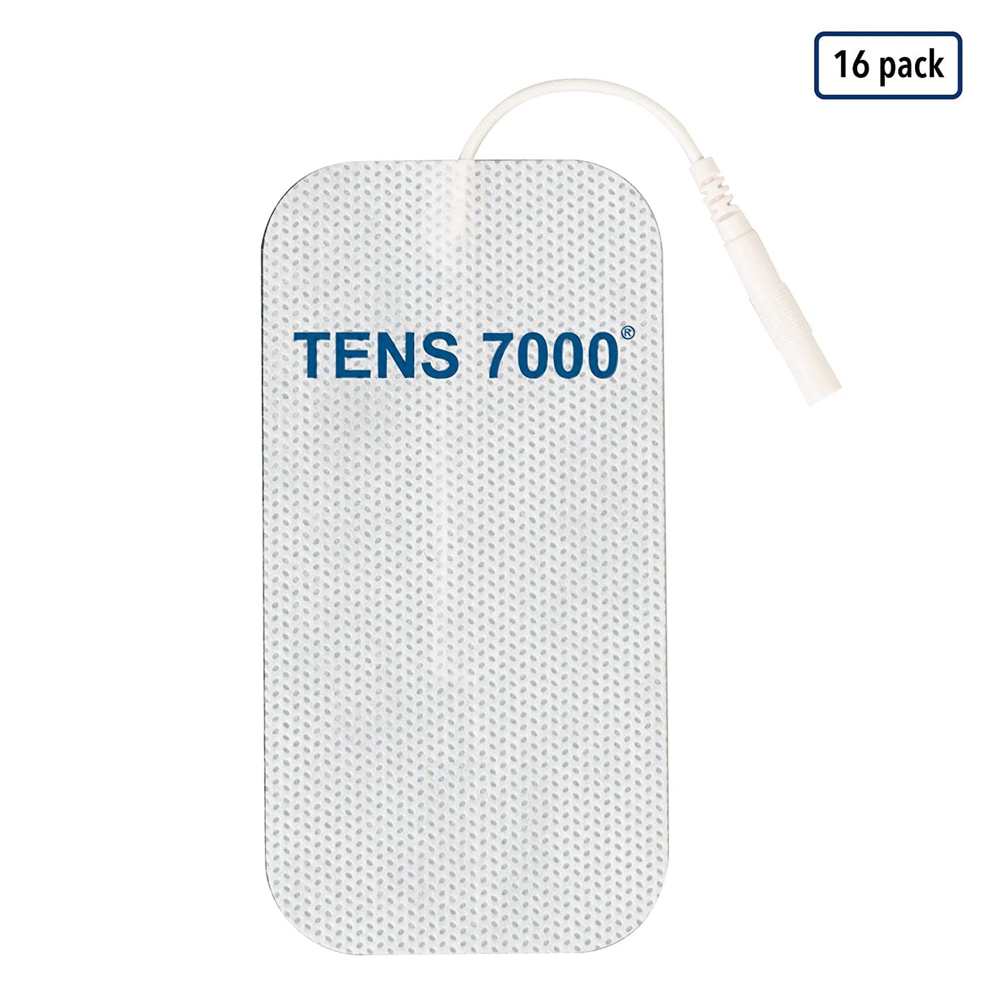 TENS 7000 Electrodes  16 Count, White Cloth