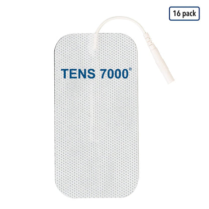 TENS 7000 Electrodes  16 Count, White Cloth