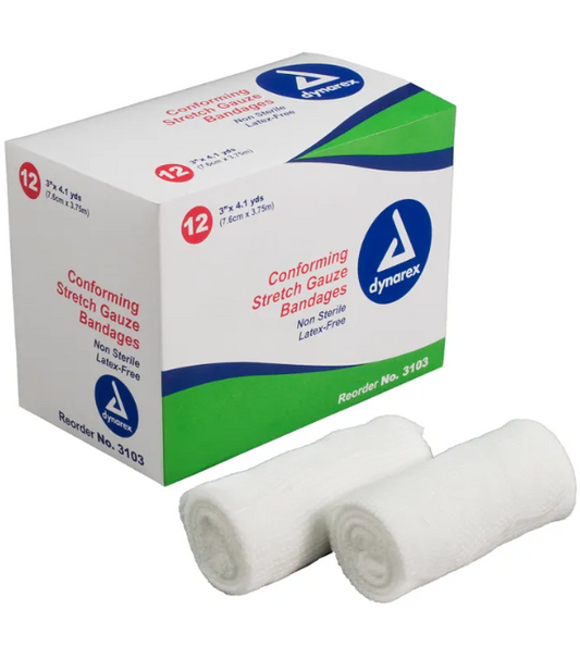 Stretch Gauze Bandages - Sterile & Non-Sterile